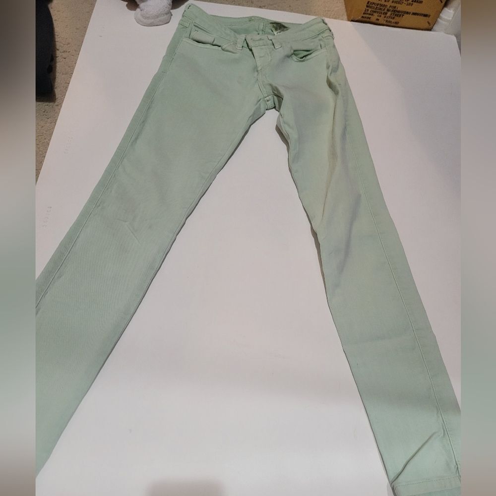 Skinny Guess Mint green jeans Suze 26